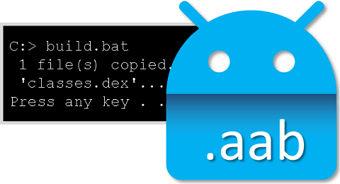 Crear un paquete AAB para Android desde línea de comandos